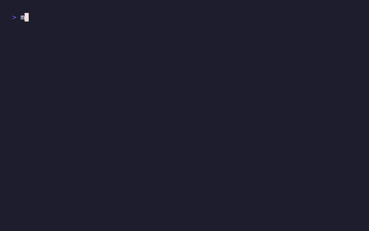 Bootstrapping a new project with --init